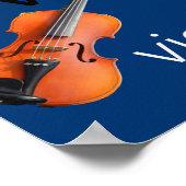 子のカラフル写真付きアルファベットチャート ポスター (角)