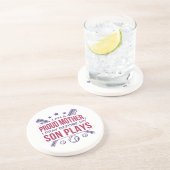 子の前誇りを持ったに祈野球の母が現遊在 コースター (側面)