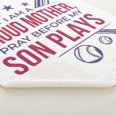 子の前誇りを持ったに祈野球の母が現遊在 シェルパブランケット (3/4)