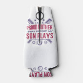 子の前誇りを持ったに祈野球の母が現遊在 ボトルクーラー (裏面)