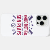 子の前誇りを持ったに祈野球の母が現遊在 Case-Mate iPhoneケース (裏面 (横))