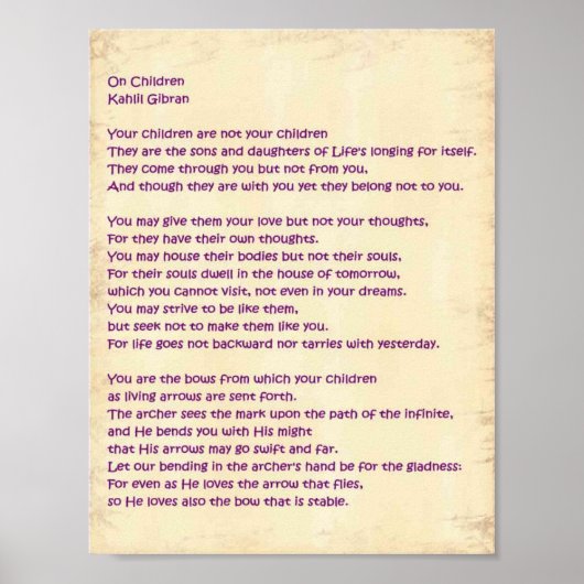 子の場合 ポスター (正面)