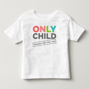 子の有効期限のみ[お客様の日付] トドラーTシャツ