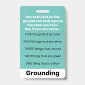 子の耐用年数の接地方法 バッジ (裏面)