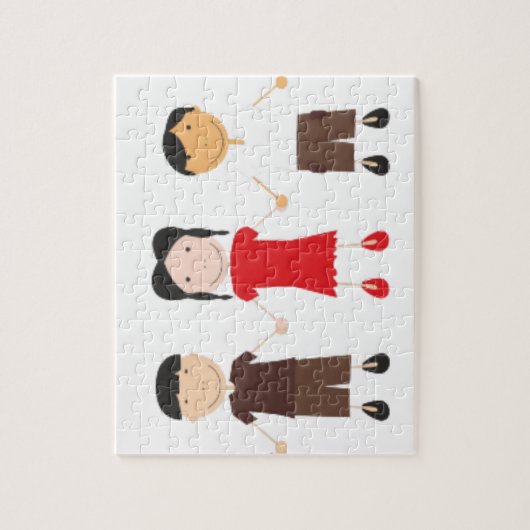 子の行 ジグソーパズル (縦)