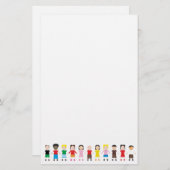 子の行 便箋 (正面/裏面)