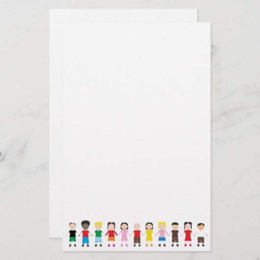 子の行 便箋 (正面/裏面)