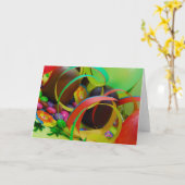 子の誕生日 カード (黄色い花)