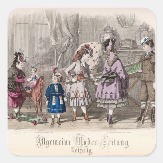 子の遊数 スクエアシール (正面)