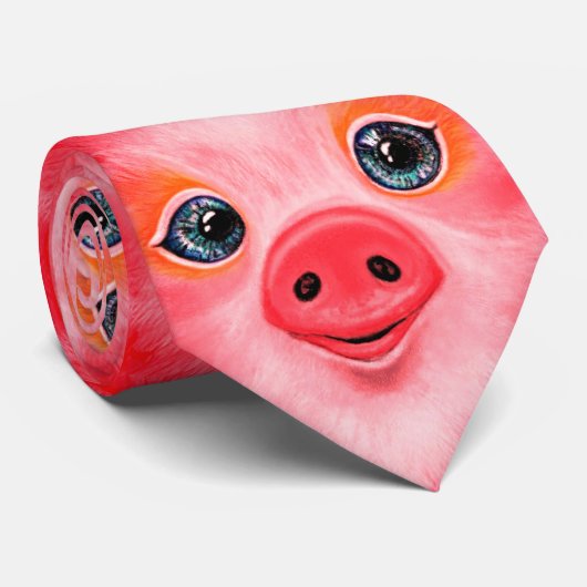 子ぶたのネックタイ ネクタイ (ロール)