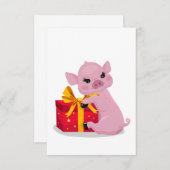 子ぶたプレゼント (正面/裏面)