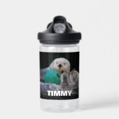 子よくはしゃぐ供の船乗り ウォーターボトル (正面)