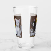 子よくはしゃぐ猫 タンブラーグラス (右)