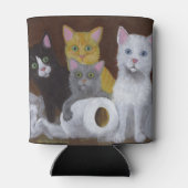 子よくはしゃぐ猫 缶クーラー (裏面)