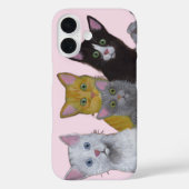 子よくはしゃぐ猫 Case-Mate iPhoneケース (裏面)