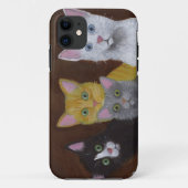 子よくはしゃぐ猫 Case-Mate iPhoneケース (裏面)
