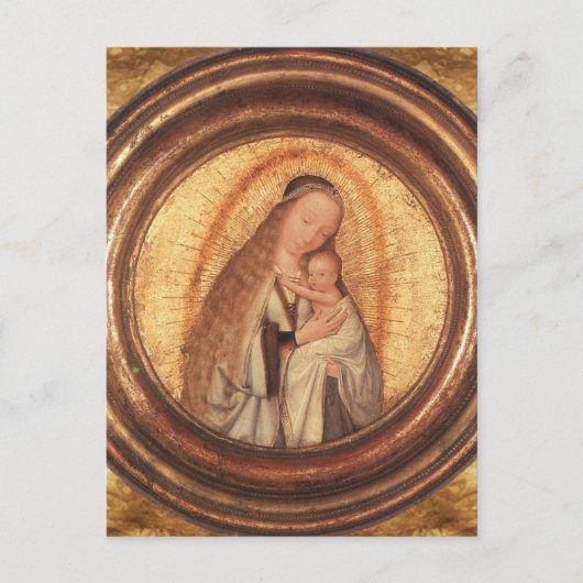 子を持つ聖処女の写本 ポストカード (正面)