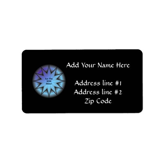 子を照らす日が差すこと ラベル (正面)