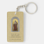 子イエスの聖絵を描星 キーホルダー (裏面)