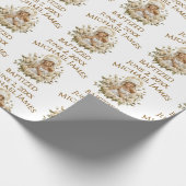 子イエス・バプテスマを持つ聖母 ラッピングペーパー (角)