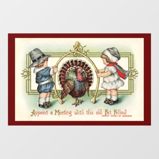 子ウィンドウを持つトルコ ウィンドウサイン (シート)