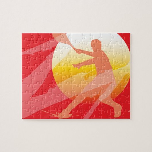 子カスタムども用テニスジグソーパズル ジグソーパズル (横)