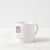 子カスタム供の写真を持つ母 エスプレッソカップ (正面右)