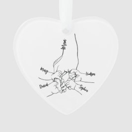 子カスタム供の名前を持つパパまたはママパーソナライズされた オーナメント