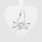 子カスタム供の名前を持つパパまたはママパーソナライズされた オーナメント (裏面)