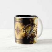 子カスタム供の家族への贈り物 ツートーンマグカップ (正面右)