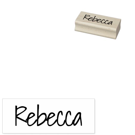 子カスタム供の手書きスクリプト署名名 ラバースタンプ (押印)