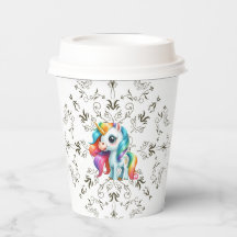 子カラフルどもUnicornフローラグラフィック