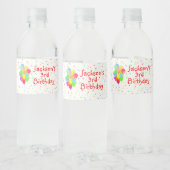 子カラフル供の誕生会 ペットボトルラベル (ボトル)