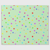 子カラフル供の誕生会 ラッピングペーパー (フラット)