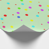 子カラフル供の誕生会 ラッピングペーパー (角)