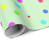 子カラフル供の誕生会 ラッピングペーパー (ロールコーナー)