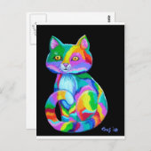 子カラフル天 ポストカード (正面/裏面)