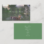 子ガモの名刺 名刺 (正面/裏面)