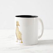 子ガモ(1週間目の1) ツートーンマグカップ (正面右)