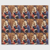 子クリスマス付ヴァージン ラッピングペーパー (フラット)