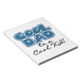 子クール供の贈り物に対すクールるパパ ノートパッド (アングル)