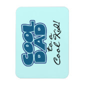 子クール供の贈り物に対すクールるパパ マグネット (縦)