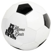 子グマとママグマ かわいい家族の熊 サッカーボール (3/4)