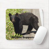 子グマの保護活動家マウスパッド マウスパッド (マウス)