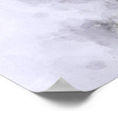 子ゾウを伴うメスのアフリカゾウ 水彩画 ポスター (角)