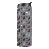 子ネコおよびネズミパターン タンブラー (回転左)