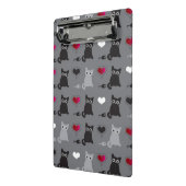 子ネコおよびネズミパターン ミニクリップボード (アングル2)