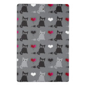 子ネコおよびネズミパターン ミニクリップボード (裏面)