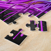 子ネコおよびピグテールのマンガの女の子 ジグソーパズル (側面)