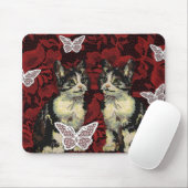 子ネコおよびレースなんてことだ マウスパッド (マウス)